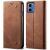 Чехол-книжка UniCase Jeans Wallet для Motorola Moto G85 - Coffee: фото 1 из 6