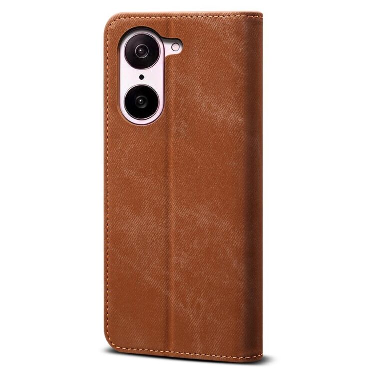 Чохол-книжка UniCase Jeans Wallet для OnePlus Nord CE 5 / Ace 5 Racing - Coffee: фото 6 з 6