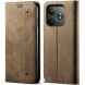 Чехол-книжка UniCase Jeans Wallet для Realme GT Neo 6 SE / GT 6T / GT 6 - Khaki (356116K). Фото 1 из 6
