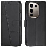 Чехол-книжка UniCase Jet Cover для Infinix Note 50 Pro Plus - Black: фото 1 из 10