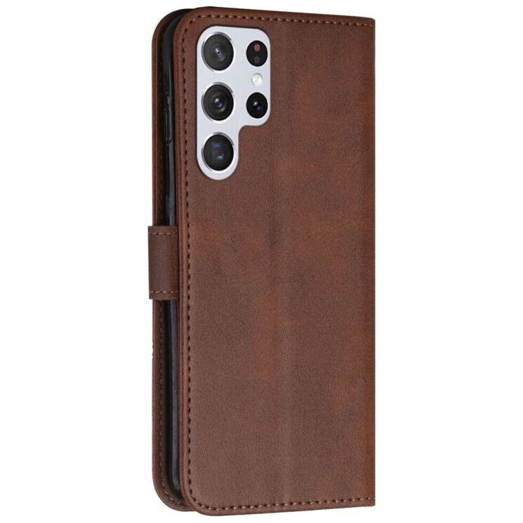 Чохол-книжка UniCase Jet Cover для Samsung Galaxy S22 Ultra (S908) - Brown: фото 5 з 11