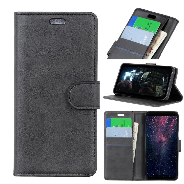 Чехол-книжка UniCase Vintage Wallet для Samsung Galaxy J2 Core (J260) - Black: фото 1 из 10