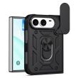 Чехол (PC+TPU) с подставкой Deexe Armor Shield (FF) для iPhone Duo - Black (435009B)