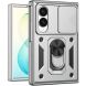 Чохол (PC+TPU) з підставкою Deexe Armor Shield (FF) для Samsung Galaxy Fold 8 - Silver (424572S). Фото 1 з 9