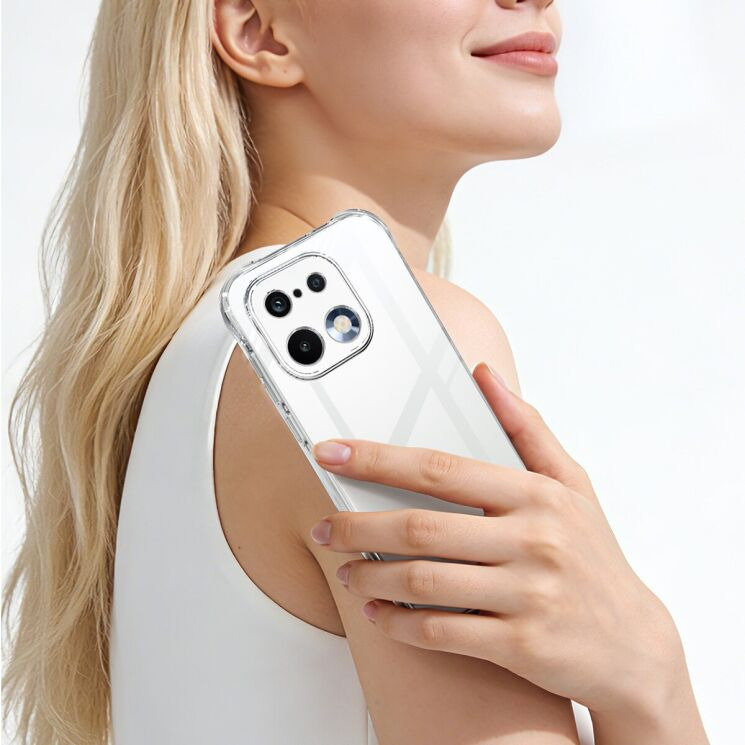 Чехол с усиленными углами IMAK Airbag MAX Case для Realme 16 Pro - Transparent: фото 4 из 8