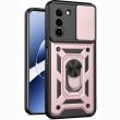 Чехол с защитой камеры Deexe Armor Shield для Infinix Hot 70 - Rose Gold (422002RG)