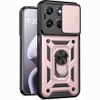 Чехол с защитой камеры Deexe Armor Shield для Motorola Moto G57 / G57 Power / G67 Power - Rose Gold (403312RG)