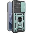 Чохол із захистом камери Deexe Armor Shield для Motorola Moto G77 - Green (406821G)