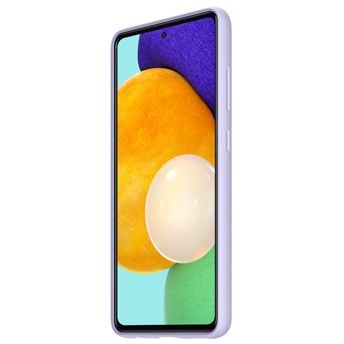 Чохол Silicone Cover для Samsung Galaxy A52 (A525) / A52s (A528) EF-PA525TVEGRU - Violet: фото 5 з 7