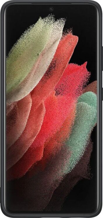 Чехол Silicone Cover для Samsung Galaxy S21 Ultra (G998) EF-PG998TBEGRU - Black: фото 2 из 2
