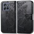 Чехол UniCase Butterfly Pattern для Motorola Edge 50 Neo - Black (367126B)