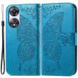 Чехол UniCase Butterfly Pattern для OPPO A78 5G - Blue (340900L)