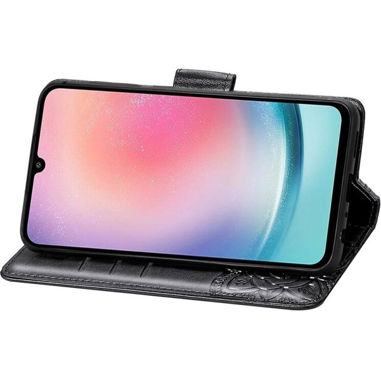 Чехол UniCase Butterfly Pattern для Samsung Galaxy A25 (A256) - Black: фото 3 из 5