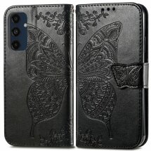 Чехол UniCase Butterfly Pattern для Samsung Galaxy S24 FE (S721) - Black: фото 1 из 11