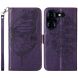 Чехол UniCase Butterfly Pattern для TECNO Pova 5 - Dark Purple (333616DV). Фото 1 из 10