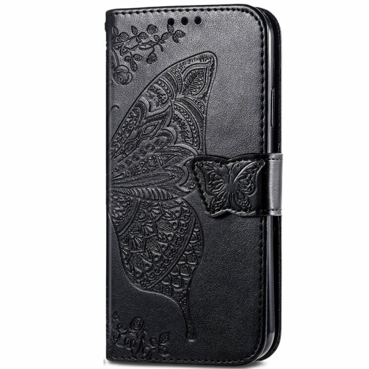 Чохол UniCase Butterfly Pattern для TECNO Spark 20 Pro - Black: фото 4 з 8