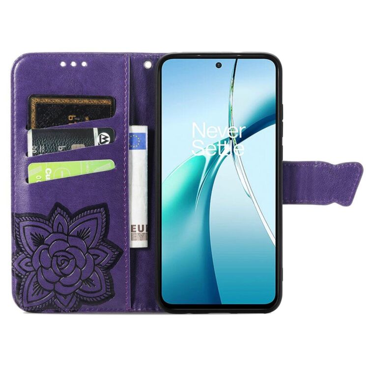 Чохол UniCase Butterfly Pattern для Xiaomi Poco X7 Pro - Dark Purple: фото 3 з 11