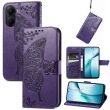 Чохол UniCase Butterfly Pattern для Xiaomi Poco X7 Pro - Dark Purple (371771DV)