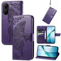 Чохол UniCase Butterfly Pattern для Xiaomi Poco X7 Pro - Dark Purple: фото 1 з 11