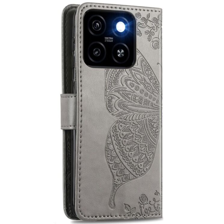 Чехол UniCase Butterfly Pattern для ZTE Blade A35 / Blade A55 - Grey: фото 4 из 6