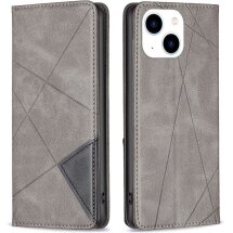 Чехол UniCase Geometric Pattern для Apple iPhone 15 - Grey: фото 1 из 7