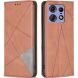Чехол UniCase Geometric Pattern для Motorola Edge 50 Pro - Brown (353603Z). Фото 1 из 8