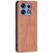 Чехол UniCase Geometric Pattern для Motorola Edge 50 Pro - Brown (353603Z). Фото 3 из 8