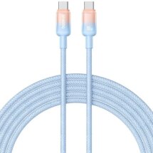 Кабель Baseus Discolor Series Type-C to Type-C (100W, 1m) P10374902 - Galaxy Blue: фото 1 из 25
