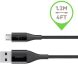 Кабель Belkin Mixit DuraTek USB to MicroUSB (2.4A, 1.2m) - Black (896319B). Фото 3 из 6