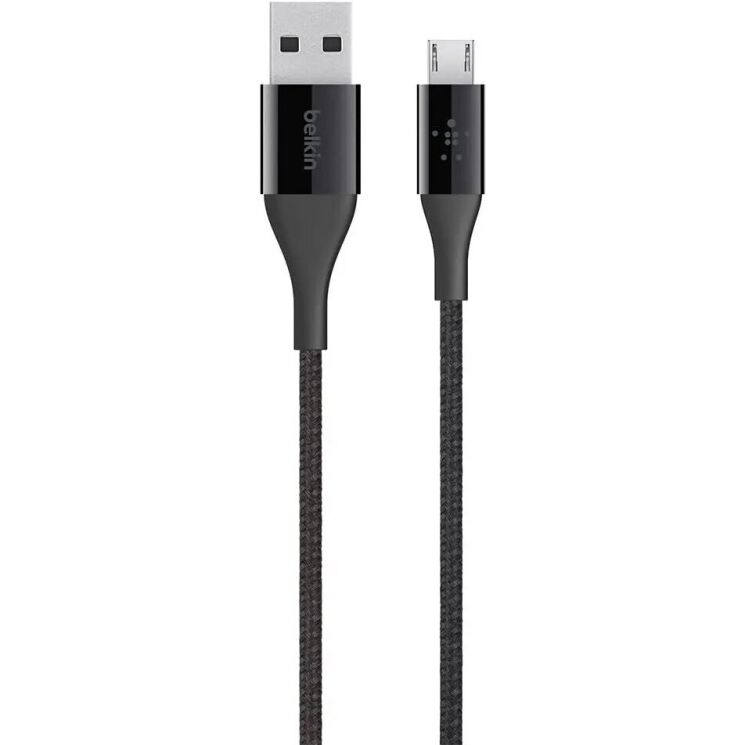 Кабель Belkin Mixit DuraTek USB to MicroUSB (2.4A, 1.2m) - Black: фото 1 из 6