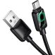 Кабель Hoco U146 Mundo USB to Type-C 36W (3A, 1.2m) - Black (896475B). Фото 2 из 9