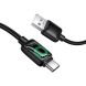 Кабель Hoco U146 Mundo USB to Type-C 36W (3A, 1.2m) - Black (896475B). Фото 3 из 9