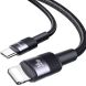 Кабель USAMS USAMS SJ729 Type-C to Lightning (30W, 3A, 1.2m) - Gray (896343H). Фото 3 из 7