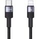 Кабель USAMS USAMS SJ729 Type-C to Lightning (30W, 3A, 1.2m) - Gray (896343H). Фото 1 из 7