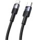 Кабель USAMS USAMS SJ729 Type-C to Lightning (30W, 3A, 1.2m) - Gray (896343H). Фото 2 из 7