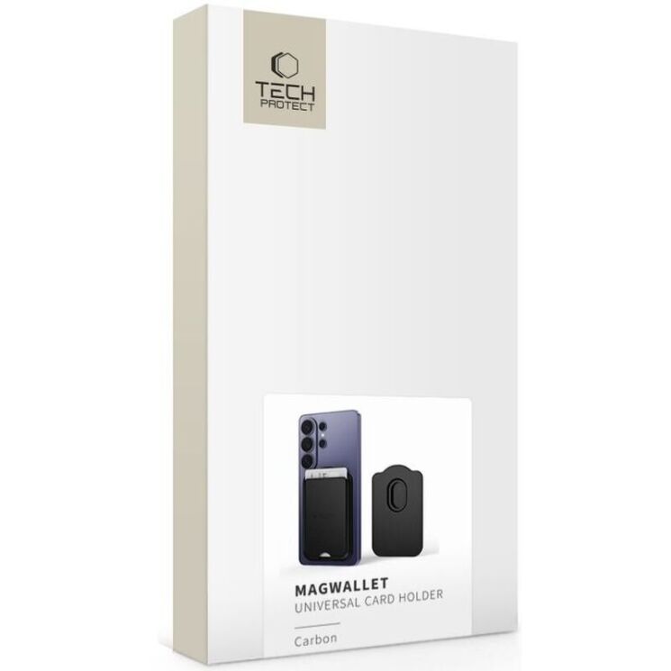 Кардхолдер Tech-Protect CH02 MagWallet - Carbon: фото 4 з 7