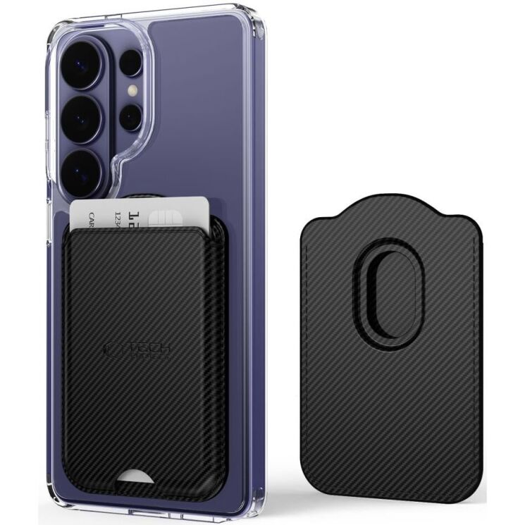 Кардхолдер Tech-Protect CH02 MagWallet - Carbon: фото 2 з 7