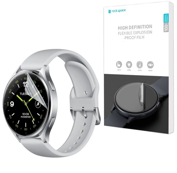 Комплект пленок (6шт) RockSpace Watch Film для Xiaomi Watch 2: фото 1 из 6