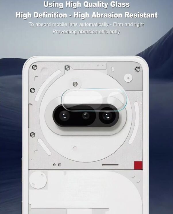 Комплект захисних стекол IMAK Camera Lens Protector для Nothing Phone (3a): фото 7 из 8