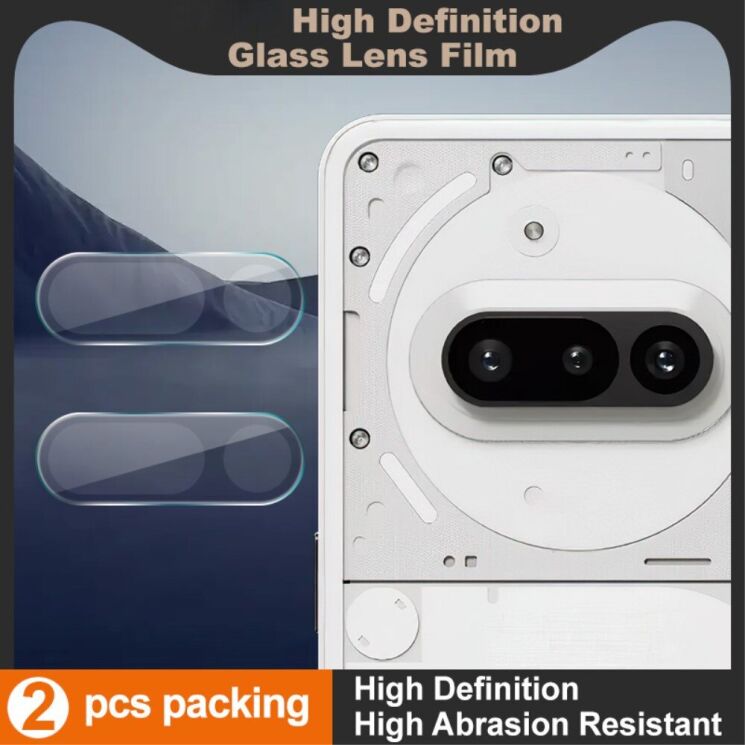 Комплект захисних стекол IMAK Camera Lens Protector для Nothing Phone (3a): фото 4 из 8