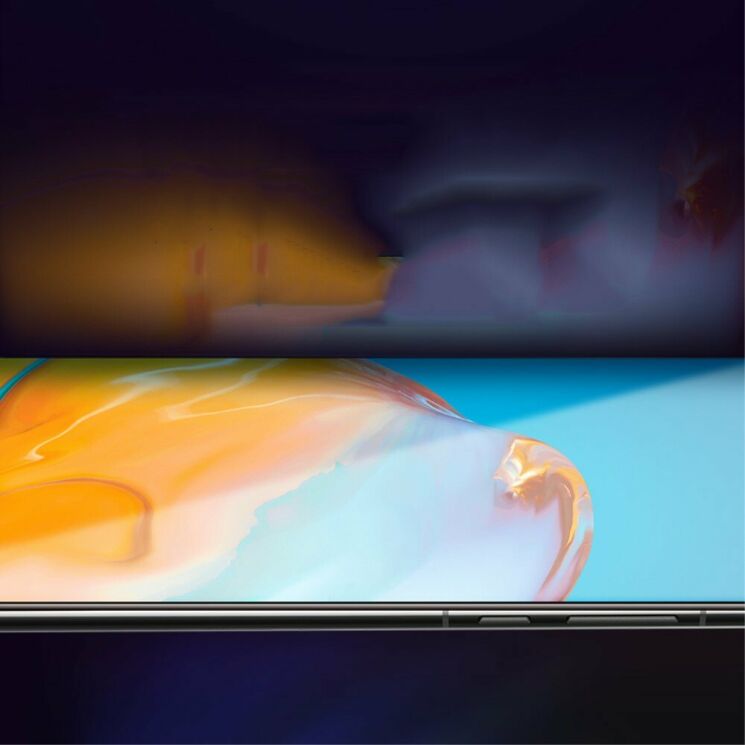 Комплект защитных пленок BASEUS 0.15mm Soft PET для Huawei P40 Pro - Black: фото 6 из 13