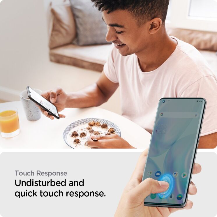 Комплект защитных пленок Spigen (SGP) Film Neo Flex HD (Front 2) для OnePlus 9 Pro: фото 5 из 7
