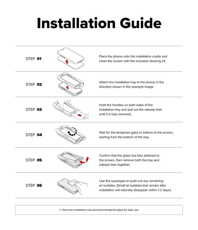 Комплект защитных стекол (2шт) Ringke Easy Slide Tempered Glass для Samsung Galaxy S26 (S942) 8800328815827: фото 13 из 16