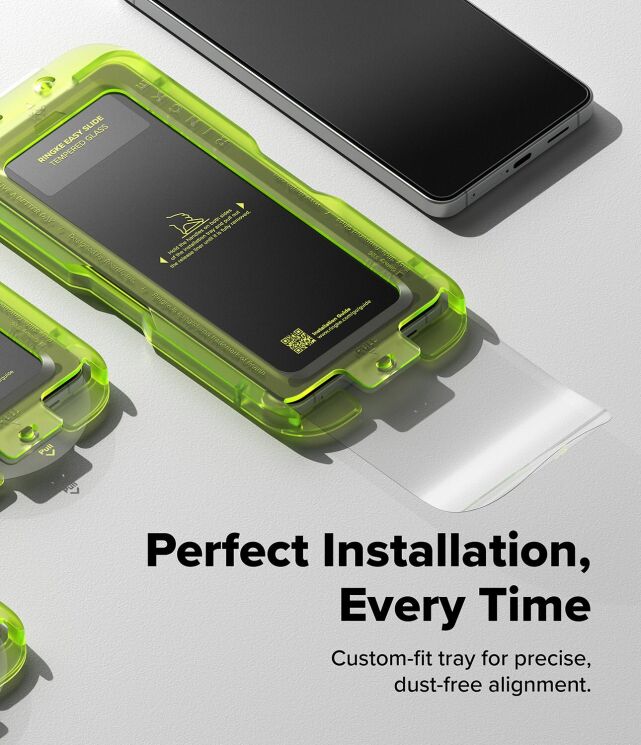 Комплект защитных стекол (2шт) Ringke Easy Slide Tempered Glass для Samsung Galaxy S26 (S942) 8800328815827: фото 5 из 16