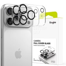 Комплект захисних стекол Ringke Camera Full Cover Glass для iPhone 17 Pro Max (8800328812345) - Black: фото 1 з 11