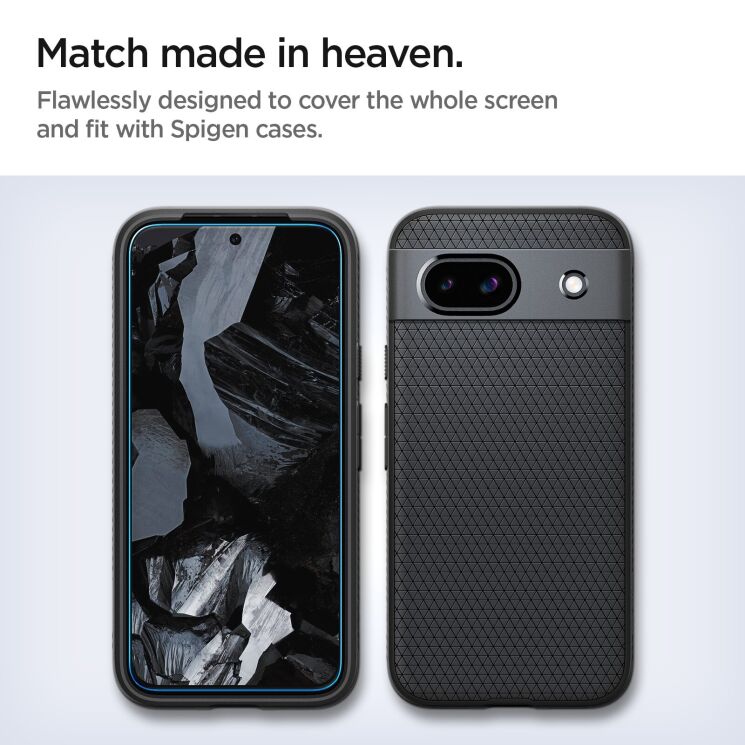 Комплект защитных стекол Spigen (SGP) GLAS.tR AlignMaster для Google Pixel 8A: фото 11 из 11