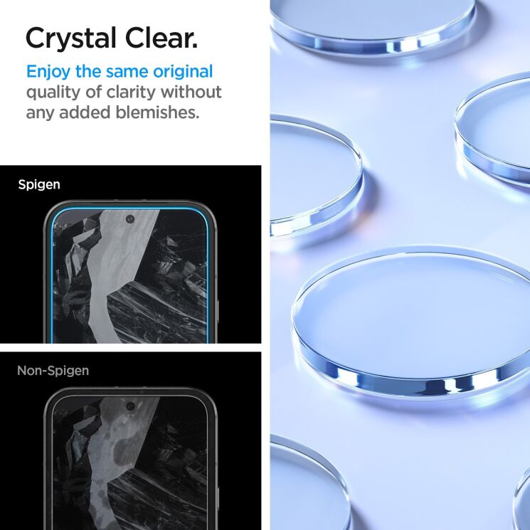 Комплект защитных стекол Spigen (SGP) GLAS.tR AlignMaster для Google Pixel 8A: фото 10 из 11