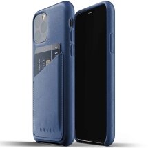 Шкіряний чохол MUJJO Full Leather Wallet для Apple iPhone 11 Pro - Monaco Blue: фото 1 з 14