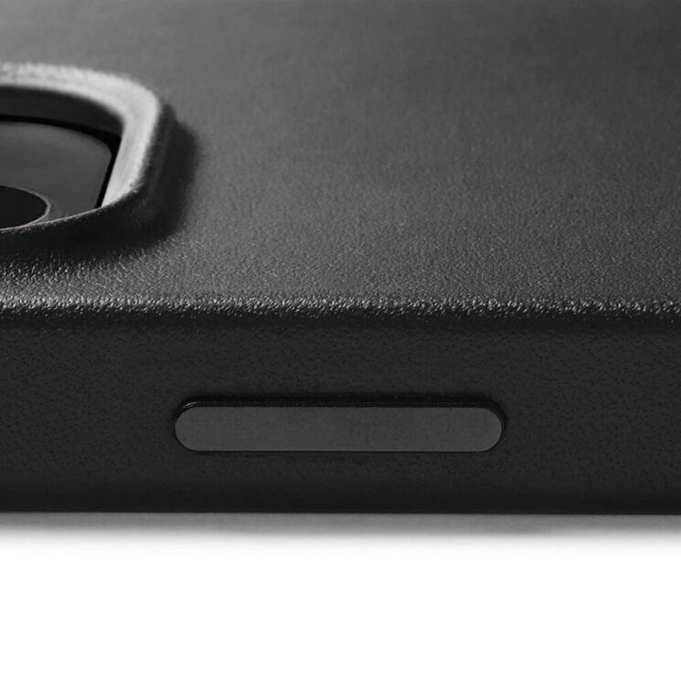Кожаный чехол MUJJO Full Leather для Apple iPhone 14 Plus / 15 Plus - Black: фото 8 из 14