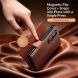 Кожаный чехол QIALINO Classic Case (FF) для Samsung Galaxy Fold 8 - Dark Brown (424532DZ). Фото 7 из 11